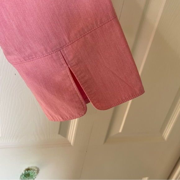 Worthington Women’s size 1X button down pink blouse cotton poly blend - Picture 7 of 10